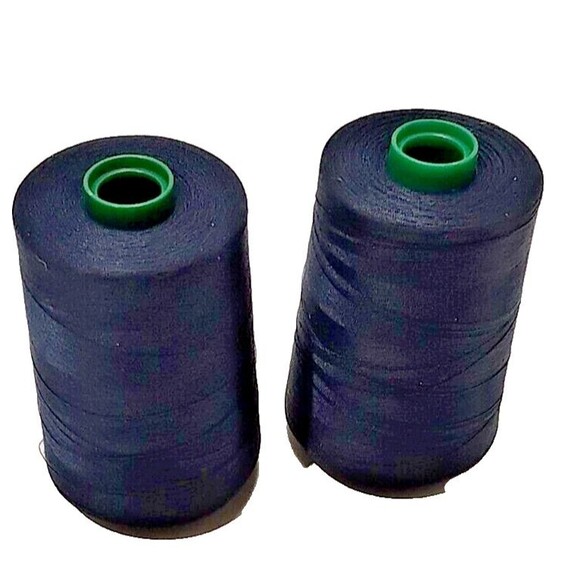 Perma Core Poly-wrap Poly Sewing Thread Tex-40 Navy Blue #3- 6,000 Yds per Spool - Picture 1 of 3